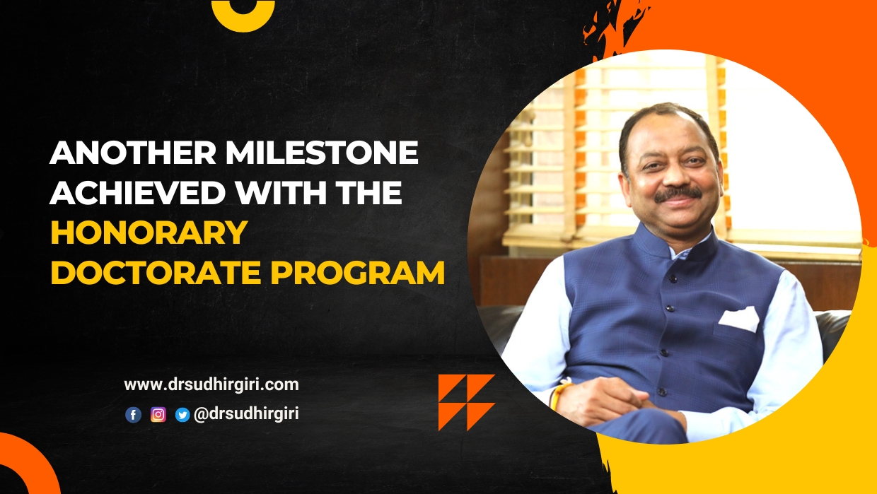 ANOTHER MILESTONE ACHIEVED WITH THE HONORARY DOCTORATE PROGRAM