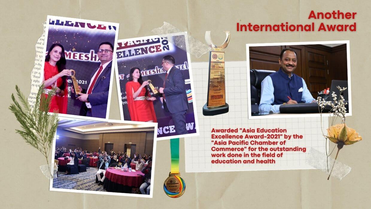 Dr Sudhir Giri Asia Pacific Excellence Award 2021