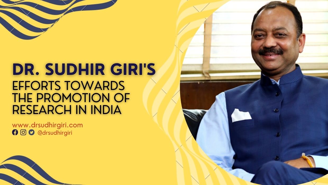 Dr. Giri’s Efforts Towards The Promotion of Research in India