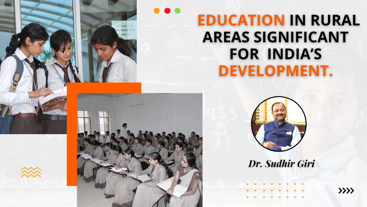 Education in rural areas significant for India’s development