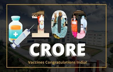 Dr Sudhir Giri - 100 Crore Vaccines Congratulations India!