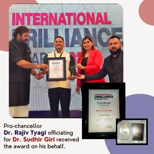 Sudhir Giri - International Brilliance Educationist of the Year Award 2022